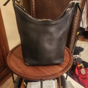 Vintage authentic soft leather Coach bag